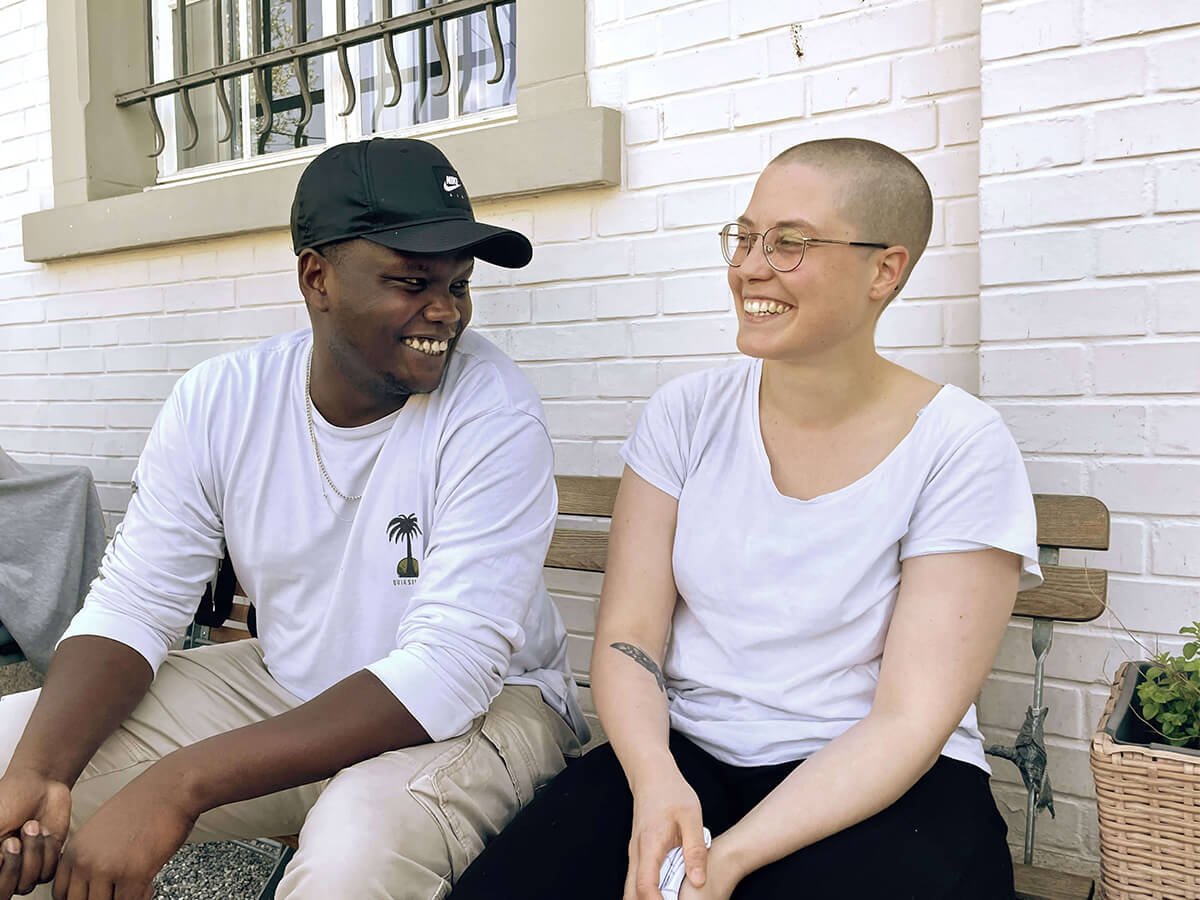 The owners: Sophie and Robby